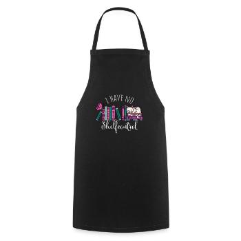 Shelfcontrol Books Read Book Lovers Book Fan - Cooking Apron - black - Front - AI Model Male 185 dark (185cm)