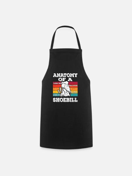 Liebt große afrikanische Vögel Design - Kochschürze - Schwarz