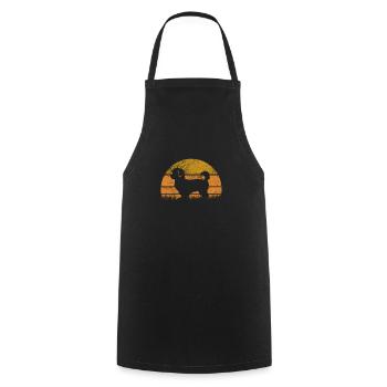 Bollipoo Chien Race De Chien Cadeau Chien Bollipoo - Tablier de cuisine - noir - Devant - AI Model Male 185 dark (185cm)