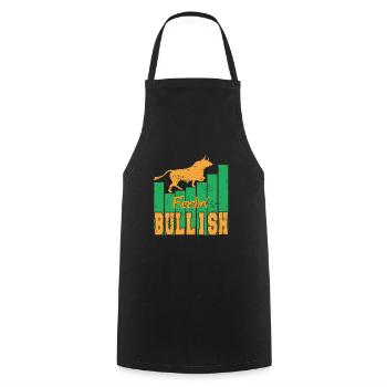 Feelin' Bullish Awesome Vintage Investor Design - Tablier de cuisine - noir - Devant - AI Model Male 185 dark (185cm)
