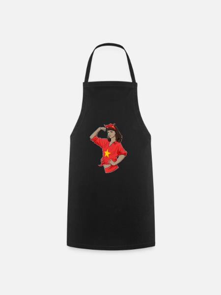 Fille vietnamienne Héritage vietnamien incassable - Tablier de cuisine - noir