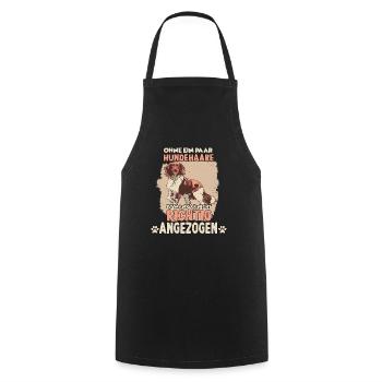 Kleiner Münsterländer Hundeliebhaber Münsterländer - Kochschürze - Schwarz - Vorne - AI Model Male 185 dark (185cm)