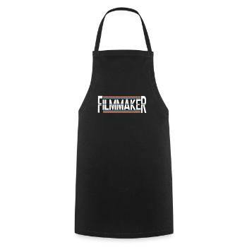 Cinéaste Réalisateur Producteur Cinéaste - Tablier de cuisine - noir - Devant - AI Model Male 185 dark (185cm)