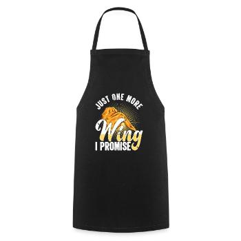 Fast Food Foodaholic Knuspriges Brathähnchen Gesch - Kochschürze - Schwarz - Vorne - AI Model Male 185 dark (185cm)