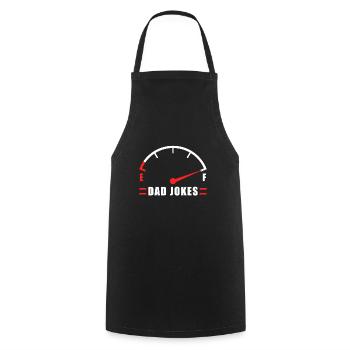 Dad Joke - Funny Grandpa Daddy Father's Day Bad - Kochschürze - Schwarz - Vorne - AI Model Male 185 dark (185cm)