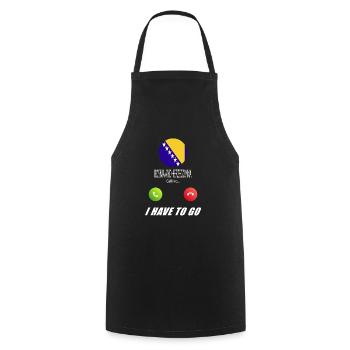 Bosnia and Herzegovina calls lusiger flags - Cooking Apron - black - Front - AI Model Male 185 dark (185cm)