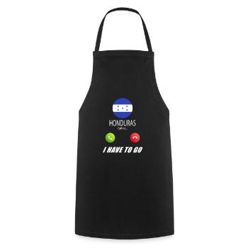 Honduras calls lusiger flags saying - Cooking Apron - black - Front - AI Model Male 185 dark (185cm)