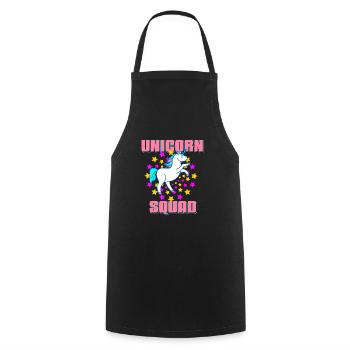 Unicorn Squad Awesome Dazzling T-Shirt Present - Cooking Apron - black - Front - AI Model Male 185 dark (185cm)