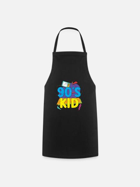 I Love The '90s 1990 Vintage Nineties 90's Kid - Kochschürze - Schwarz