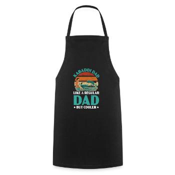 Kabaddi Dad Indian Team Sport Raider Fathers Day - Cooking Apron - black - Front - AI Model Male 185 dark (185cm)