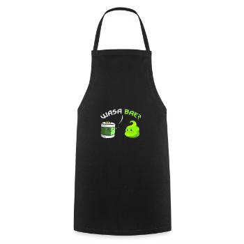 Wasa Bae Wasabi Japanese Food Happy Sushi - Kochschürze - Schwarz - Vorne - AI Model Male 185 dark (185cm)