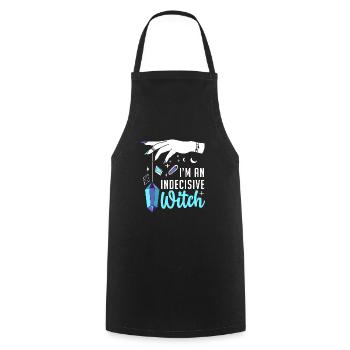 Witch Pendulum Divination Fortune Tellers - Cooking Apron - black - Front - AI Model Male 185 dark (185cm)