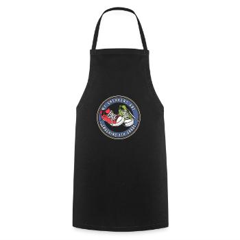 Kids Back to School Crush Sneakers for 4th Grade - Cooking Apron - black - Front - AI Model Male 185 dark (185cm)