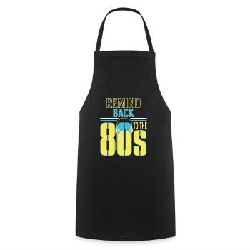 Back To The 80s Retro Walkman - Cooking Apron - black - Front - AI Model Male 185 dark (185cm)