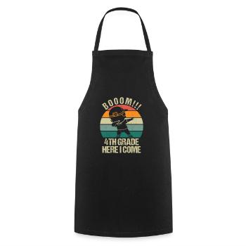 Fourth Grade Teachers for Back to School - Cooking Apron - black - Front - AI Model Male 185 dark (185cm)