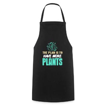 The Plan Is To Have More Plants Funny T-Shirt - Kochschürze - Schwarz - Vorne - AI Model Male 185 dark (185cm)