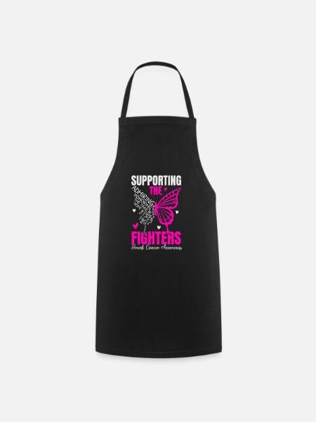Støtte The Fighters Breast Cancer Awareness - Forklæde - sort