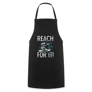 For It Sports Wakeboarding - Cooking Apron - black - Front - AI Model Male 185 dark (185cm)