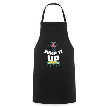 It Up Trampoline Trampolining - Cooking Apron - black - Front - AI Model Male 185 dark (185cm)