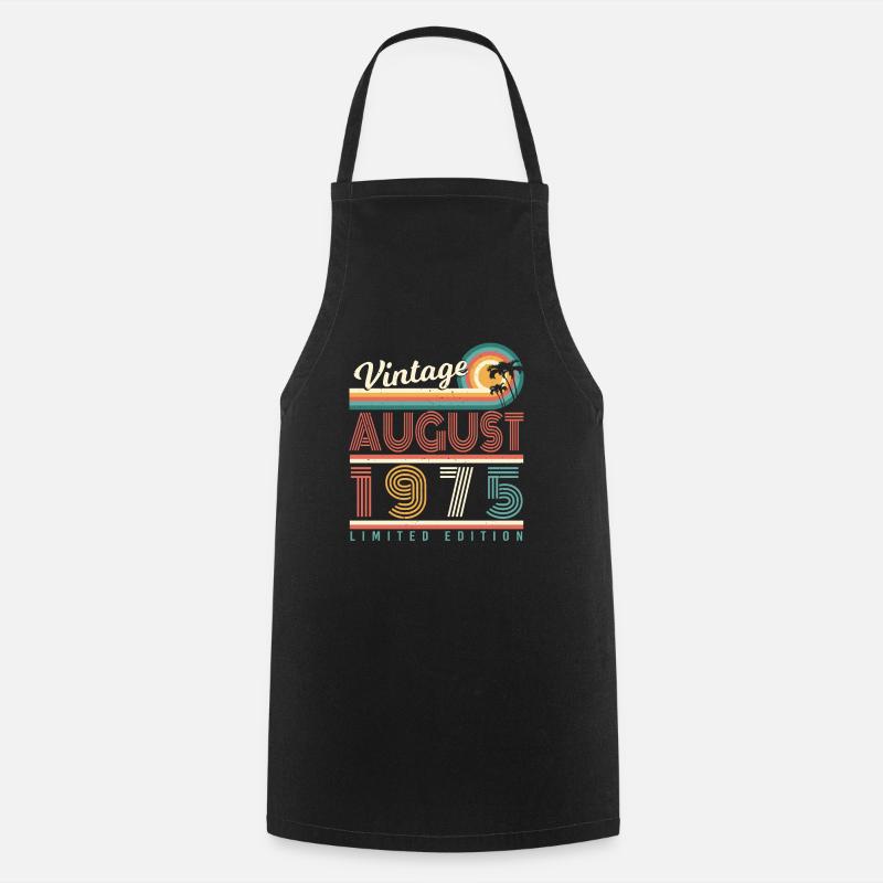 1975 Août Édition limitée - Tablier de cuisine - noir
