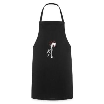 Viking Axe I Walhalla Asgard Motif for Teutons - Cooking Apron - black - Front - AI Model Male 185 dark (185cm)