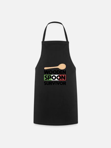 Wooden Spoon Survivor - Kochschürze - Schwarz