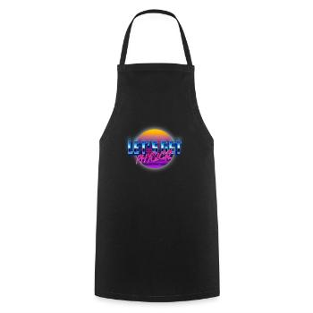 Lass uns Physical Vaporwave Aesthetic bekommen - Kochschürze - Schwarz - Vorne - AI Model Male 185 dark (185cm)