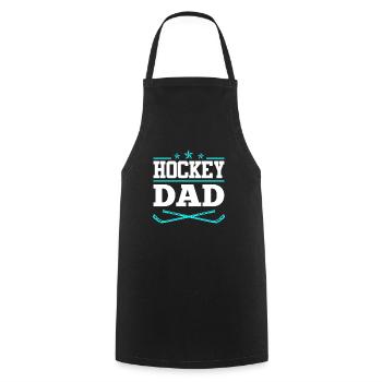 Hockey Dad - Kochschürze - Schwarz - Vorne - AI Model Male 185 dark (185cm)