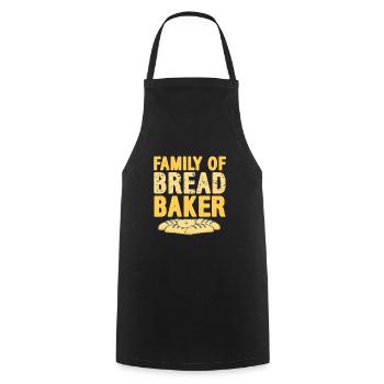 Family Of Bread Baker Vintage Baking T-Shirt - Kochschürze - Schwarz - Vorne - AI Model Male 185 dark (185cm)