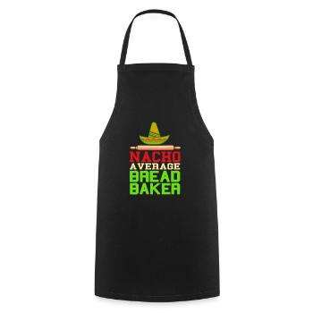 NACHO Average Bread Baker Funny Baking T-Shirt - Kochschürze - Schwarz - Vorne - AI Model Male 185 dark (185cm)