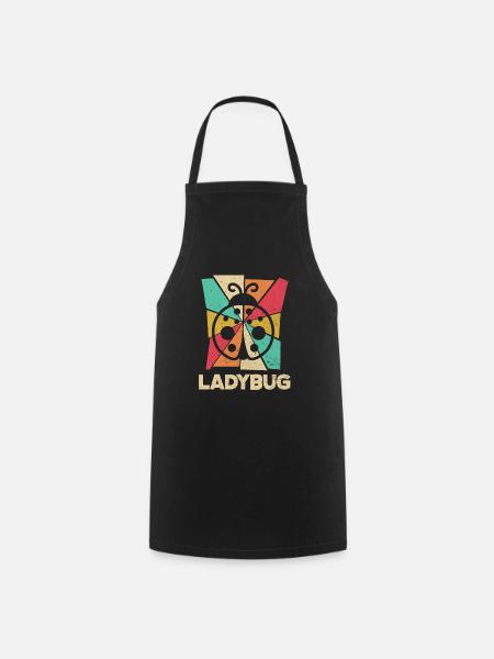 Ladybug Entomologist Ladybirds Entomology - Kochschürze - Schwarz