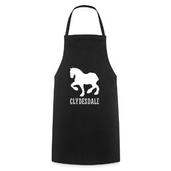 Chemise Clydesdale Clydesdale Rider - Tablier de cuisine - noir - Devant - AI Model Male 185 dark (185cm)