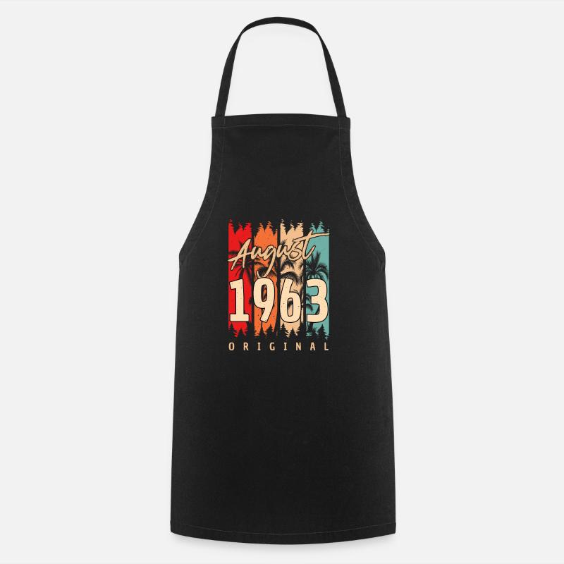 August 1963 Original - Cooking Apron - black