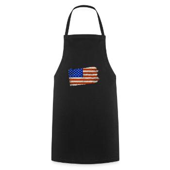 Cadeau drapeau Pennsylvania Home Usa - Tablier de cuisine - noir - Devant - AI Model Male 185 dark (185cm)