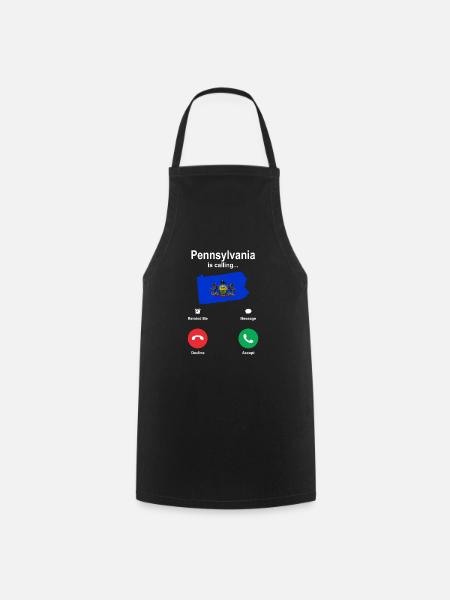 Besuch Pennsylvania Geschenk - Kochschürze - Schwarz
