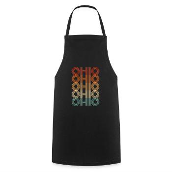 Ohio Residents Gift - Cooking Apron - black - Front - AI Model Male 185 dark (185cm)