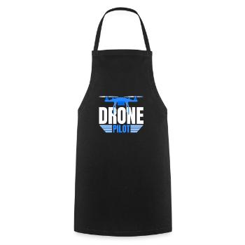 Drone Drone Pilote Drone Opérateur Quadcopter - Tablier de cuisine - noir - Devant - AI Model Male 185 dark (185cm)