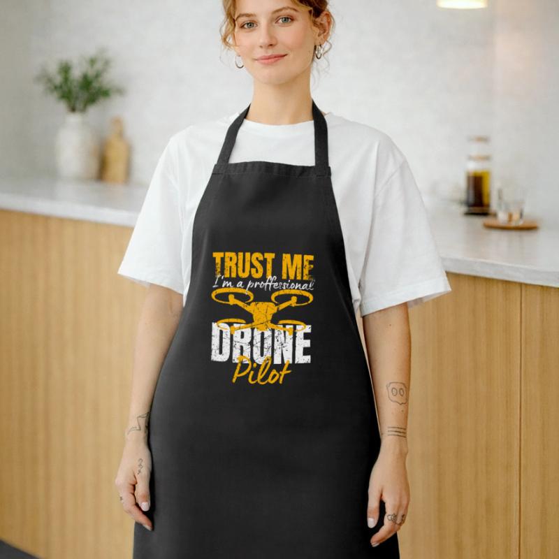 Drone Drone Pilot Drone Operator Quadcopter Cooking Apron