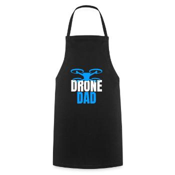 Drone Dad Drone Pilote Opérateur de Drone - Tablier de cuisine - noir - Devant - AI Model Male 185 dark (185cm)