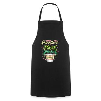 Support Plant Parenthood - Plant Lover - Kochschürze - Schwarz - Vorne - AI Model Male 185 dark (185cm)