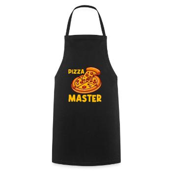 Pizza Making Italian Fast Food Grillers de cuisine - Tablier de cuisine - noir - Devant - AI Model Male 185 dark (185cm)