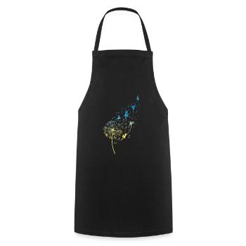 Here for the Beer Feed Festival Bavaria for the breasts - Cooking Apron - black - Front - AI Model Male 185 dark (185cm)