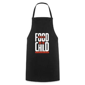 Lipstick Speaks Louder Than Words - Cooking Apron - black - Front - AI Model Male 185 dark (185cm)