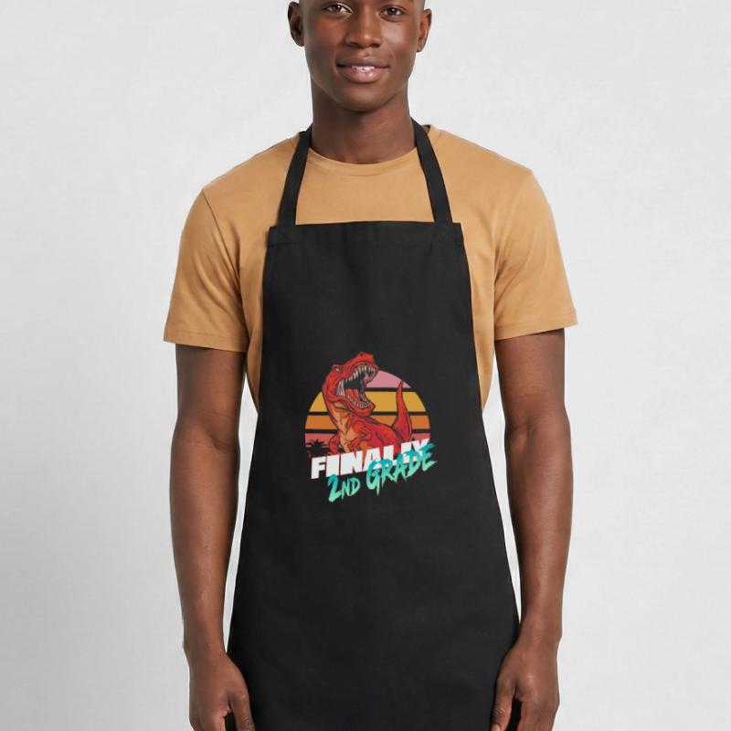 Finally 2nd Grade, Second Grader - T-REX Cooking Apron