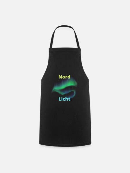 Nord Licht - Kochschürze - Schwarz