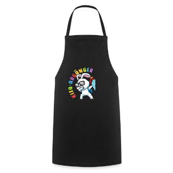 Kita Abgänger Schultüte Hase Kindergarten - Kochschürze - Schwarz - Vorne - AI Model Male 185 dark (185cm)