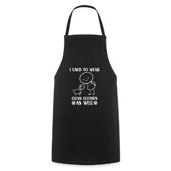 Gassi Shirt for Dog Owners Dogs Outdoor Dog - Cooking Apron - black - Front - AI Model Male 185 dark (185cm)