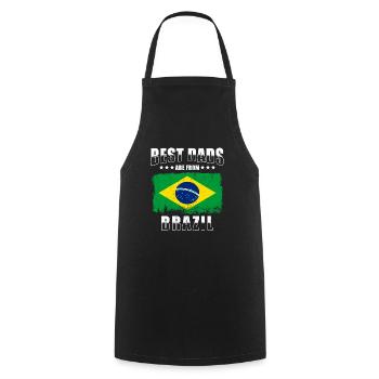 Brasilianischer Vater - Kochschürze - Schwarz - Vorne - AI Model Male 185 dark (185cm)