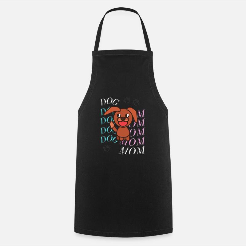 Dogmom - Cooking Apron - black