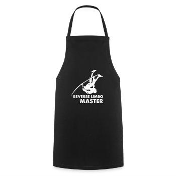Backward Limbo Master Pole Vault - Cooking Apron - black - Front - AI Model Male 185 dark (185cm)